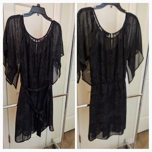 Rock & Roll Cowgirl black dress